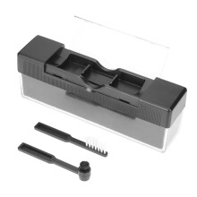 Record Cleaning Brush Anti Static Holder Player Car Duster Gramophone Photo Album Black
