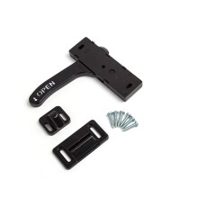 Motorhome Screen Door Handle Latches ABS Construction Easy Installation Universally Antislip Grip For Campers