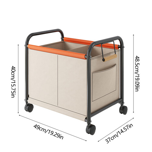 Rolling Shoe & Clothes Storage Container with Wheels – Multi-Purpose Fabric Bin, Sturdy & Easy to Install 2