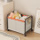 Rolling Shoe & Clothes Storage Container with Wheels – Multi-Purpose Fabric Bin, Sturdy & Easy to Install 4