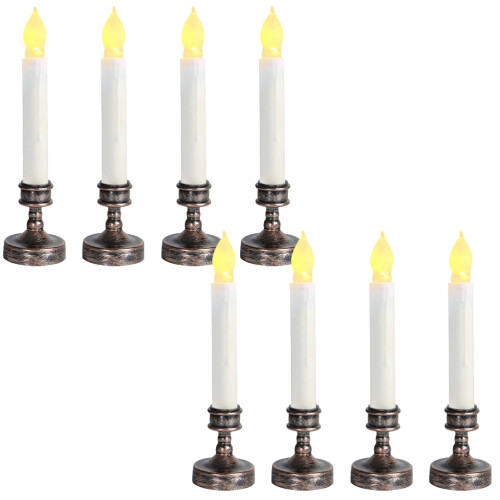 Party Lamp Long Candle Light Coffee Decor Indoor Set 1 2