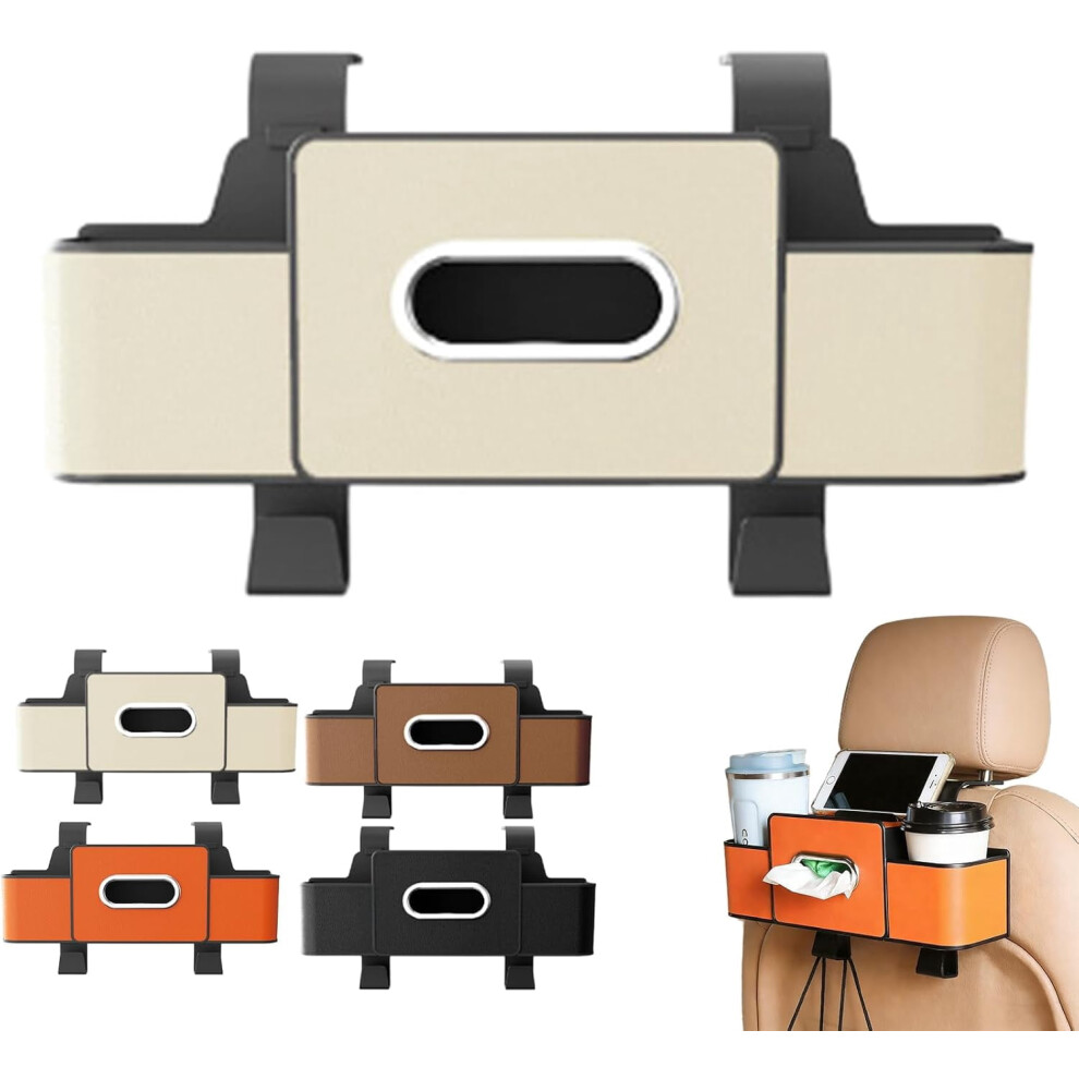 Universal Car Organizer And Storage Box | Multi-Purpose Car Seat Gap Filler With Storage Compartments, Cup Holders And Hooks For Phone & Keys 9180435439932