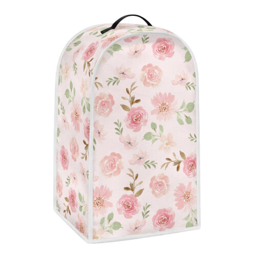 Multifunctional Kitchen Blender Dust Covers with Kitchen Appliance Protections Polyester Dust Cover, Rose 1