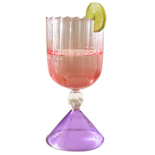 Artistic Glass Cup Decorative Glass Cup Creative Wine Cup Colorful Beverage Cups