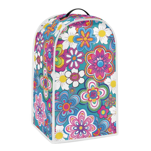 Stylish Mixer Cover Poplar Flower for Elastic Polyester Dust prevent 1