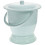 Weiwei Portable Plastic Toilet with Lid and Handle - Blue 1
