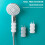 AuroraX Shower Head Holder Wall Mount with Suction Cup 4 6