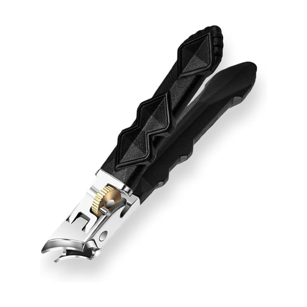 Wide Jaw Nail Clippers for Thick Toenails, Long Handle Slanted Head Stainless Steel Toenail Clipper for Men and Women