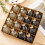Champagne Black Gold Christmas Tree Ornaments Plastic 12pcs 1