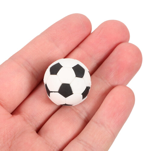 HEANUJJ Iron and Plastic Rectangular Soccer Goal for Dollhouse Accessories 2