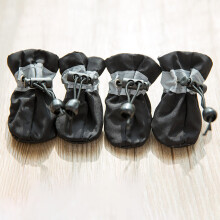 (Black, No. 1) Waterproof Dog Boots for Outdoor Walking