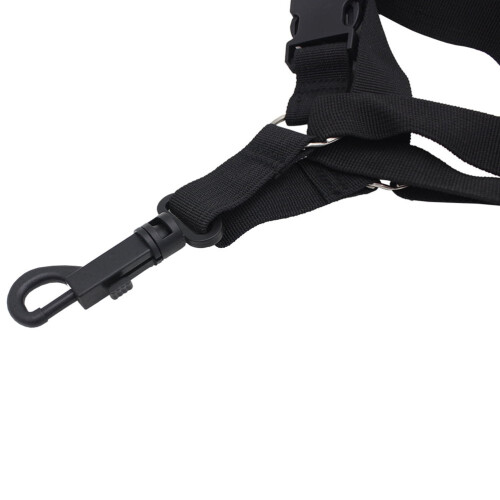 Professional Black Saxophone Shoulder Strap Adjustable Comfort Neck Pad 1 Piece 1