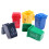 5Pcs Small Trash Cans Plastic Assorted Color for Doll House Miniature Design 3