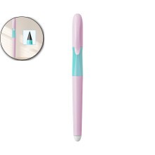 No Sharpening Writing & Drawing Pencil – Durable Plastic Pencil with Graphene Tip, Built-in Eraser & Comfort Grip(Pink)