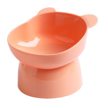Elevated Ceramic Dog & Cat Bowl – Slow Feeder, High-Neck Water/Food Bowl, Compatible with Large Breeds