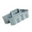 Sturdy Plastic Storage Bin Ergonomic Handle and Divideds Compartments for Garage Tool Organization 1