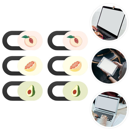 6pcs Webcam Privacy Lens Protector for Laptops Computers and Phones 2