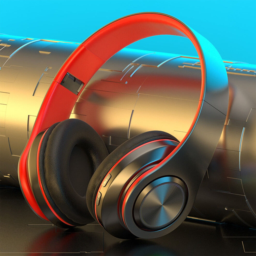 Wireless Bluetooth Headphones, 60H Playtime, Foldable, Lightweight, Over-Ear, Hi-Fi Stereo, Deep Bass, Mic, Fm, Tf Card, Compatible With All Devices 9065194470825