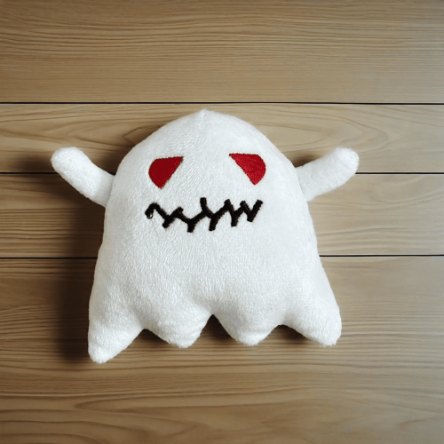 Halloween plush ghost pillow 4 inch ultra-soft 1