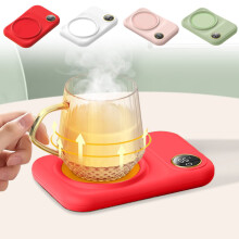 Electric Coffee Mug Warmer with Auto Shut-Off, Temp Control & 3 Modes – Compatible with All Cups