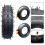 Tricycle Wheel Rubber 4.10/3.50-6 Inner&Outer Tire Accessories Black Practical 2