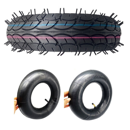 Tricycle Wheel Rubber 4.10/3.50-6 Inner&Outer Tire Accessories Black Practical 2