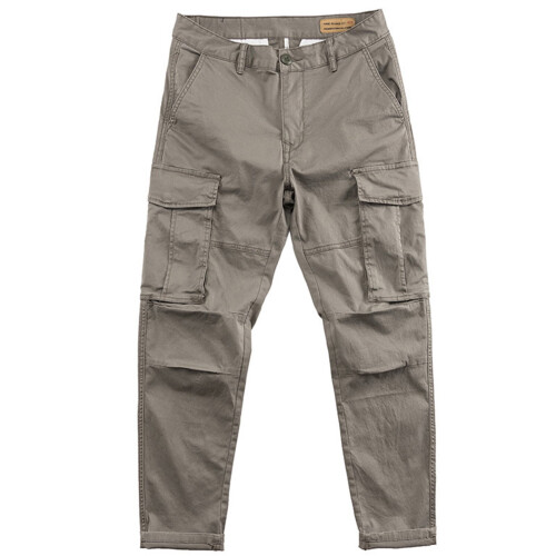 Παντελόνι Cargo για Άνδρες, Casual, Streetwear, με Υφασμάτινη Τσέπη και Ρυθμιζόμενο Σχέδιο