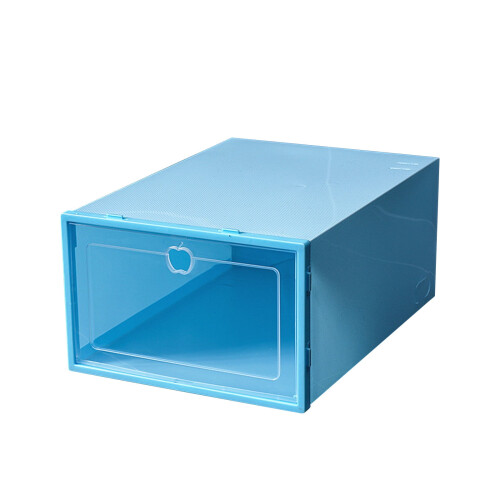 Stackable Thicken Plastic Storage Case Transparent Shoe Box Drawer-type Organizer
