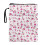 Ladybug floral book cover sleeve pouch 1pc 1