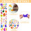 Easter Gel Window Clings Holiday Decor 4 pcs 3