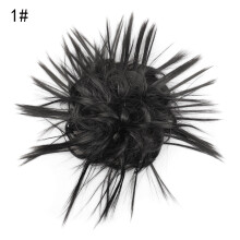 Messy Hair Bun Piece Wavy Curly Extension 1 PCS
