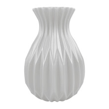 Ceramic Hydroponic Vase With Transparent Design, Desktop Flower Arrangement Decor