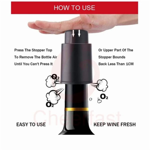 2-pack Champagne / Wine Cork - Vacuum 1