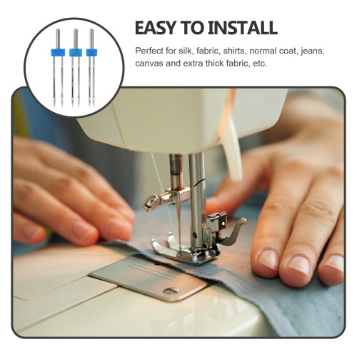 9 Pcs Sewing Machine Needle Double Small Needles Knitting Accessories 1
