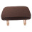 Foot Rest for Couch 15 Inch Modern Light Brown 1