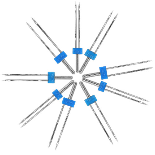 9 Pcs Sewing Machine Needle Double Small Needles Knitting Accessories 2