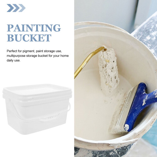Paint Storage Container White 23.3 x 15.5 x 13.9 cm 2