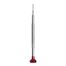 Nonslip Textured Screwdriver Sturdy Tool Steel Head Lightweight Aluminum Shaft Ideal For Clock Repair Projects