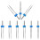 9 Pcs Sewing Machine Needle Double Small Needles Knitting Accessories 8