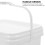 Paint Storage Container White 23.3 x 15.5 x 13.9 cm 7