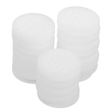20Pcs Cabinet Ventilation Holes in White Plastic for Air Circulation and Easy Cleaning