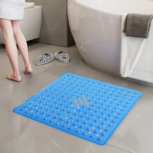 Tapis de sol en gel de silice (1 pièce), tapis de sol uni, tapis de baignoire à ventouses, tapis de bain antidérapant, tapis de baignoire carré