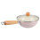 Iron Frying Pan Induction Compatible Pink Wooden Handle 1 1