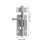 4 Inches Hinges Gate Door Lock for Workshop Easy Installation 2