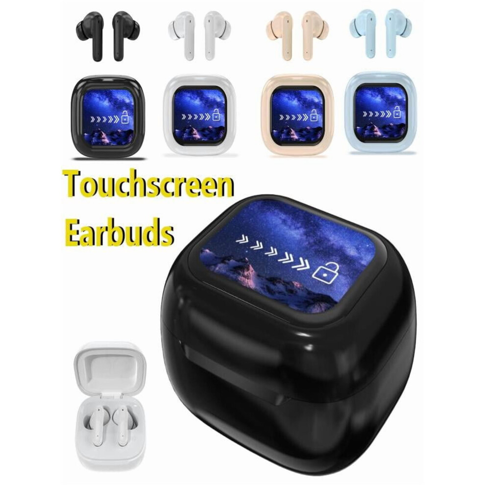 Bluetooth 5.4 Noise-Cancelling In-Ear Headphones, Compatible With All Bluetooth Devices Â Black 9087558655839