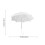 Guarda-chuva decorativo branco com detalhes em renda e aço, pacote com 1 unidade, 48 cm (19 polegadas). 2