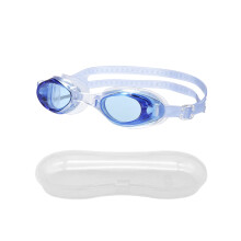Adult Swimming Goggles with Case HD Anti-Fog UV Protection Leak-Proof Swim Glasses for Men Women Comfortable Nose Bridge Adjustable Strap