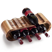 Wine Rack Countertop Bottle Holder- 2 Tier 8 Bottle Wine Storage Rack