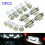 Set di 13 lampadine a LED bianche per interni auto, plafoniere e targa. 1