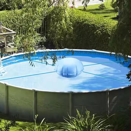 Στρογγυλό μαξιλάρι πισίνας 3ft diameter για υπέργειες πισίνες, μαξιλάρι αέρα PVC 1